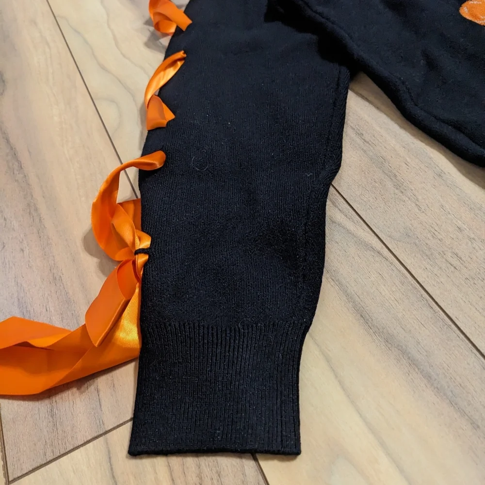 NWT! Disney Parks Her Universe Halloween Mickey Mouse Pumpkin Ribbon Cardigan M - Picture 16 of 16